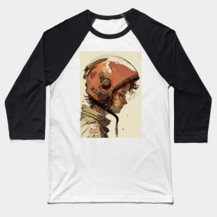 Astronaut girl Baseball T-Shirt